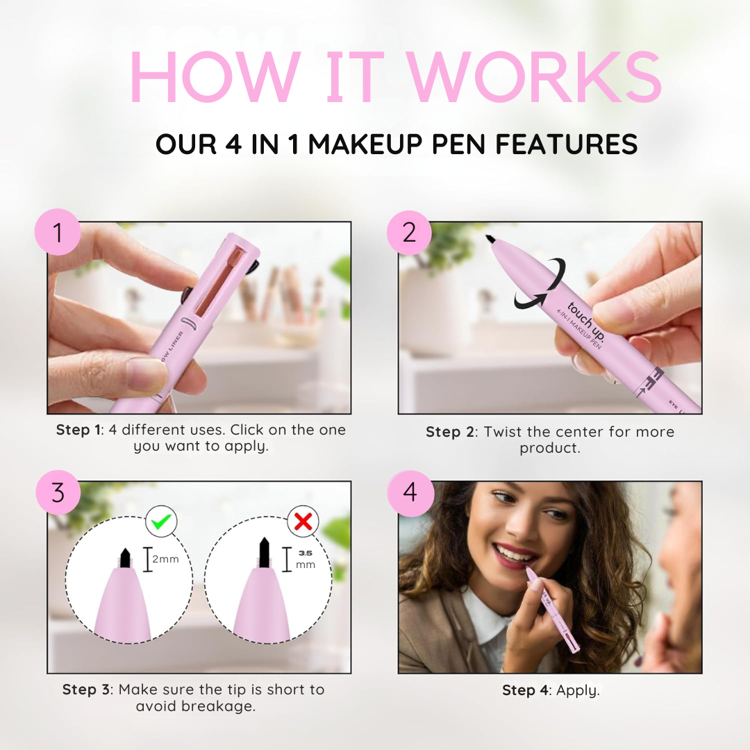4 in 1 makeup pencil